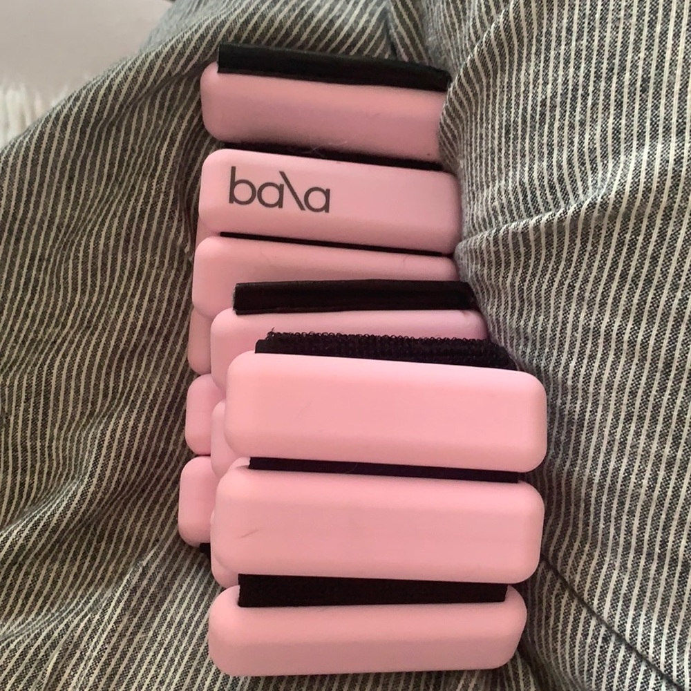 Bala 1 pound ankle weights in pink